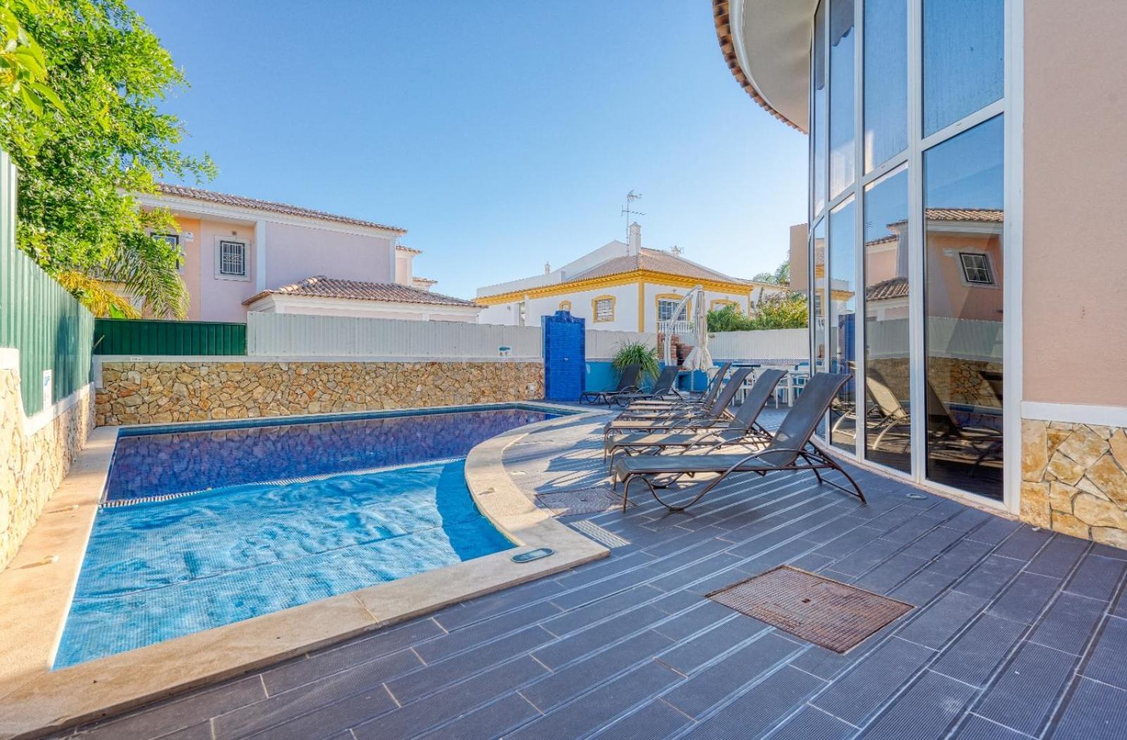 Full Private 300Sqm Villa Jacuzzi Heated Pool Ideal & Quiet Location อัลบูเฟรา ภายนอก รูปภาพ